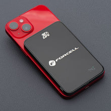 Заредете изображение във визуализатора на галерията – FORCELL F-ENERGY F5K8 Super Slim powerbank compatible with MagSafe PD3.0 QC4.0 15W 5000 mAh black
