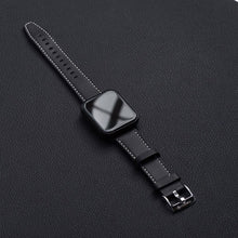 Заредете изображение във визуализатора на галерията – FORCELL F-DESIGN FA20 eco leather strap for APPLE Watch 38 / 40 / 41 mm black
