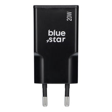Заредете изображение във визуализатора на галерията – Travel charger Blue Star Slim GaN 1x Type C PD QC4.0 3A 20W black

