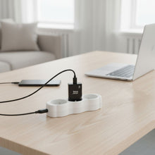 Заредете изображение във визуализатора на галерията – Travel charger Blue Star Slim GaN 1x Type C PD QC4.0 3A 20W black
