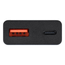 Заредете изображение във визуализатора на галерията – Travel charger Blue Star Slim GaN 1x Type C + 1x USB A PD QC4.0 3A 25W black
