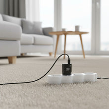 Заредете изображение във визуализатора на галерията – Travel charger Blue Star Slim GaN 1x Type C + 1x USB A PD QC4.0 3A 25W black
