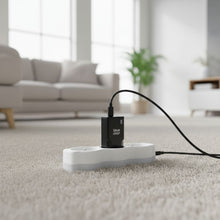 Заредете изображение във визуализатора на галерията – Travel charger Blue Star Slim GaN 2x Type C PD QC4.0 3A 30W black
