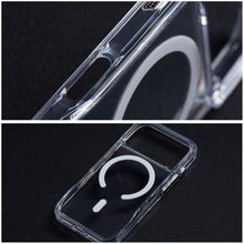 Заредете изображение във визуализатора на галерията – ROAR case SLIM DEFENDER compatible with MagSafe for IPHONE 15 Pro transparent
