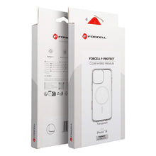 Заредете изображение във визуализатора на галерията – Case for iPhone 16 Forcell F-Protect Clear Hybrid Premium compatible with Magsafe clear
