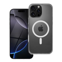 Заредете изображение във визуализатора на галерията – Case for iPhone 16 PRO MAX Forcell F-Protect Clear Hybrid Premium compatible with Magsafe clear
