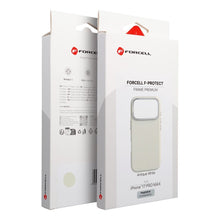 Заредете изображение във визуализатора на галерията – Case for iPhone 17 PRO MAX Forcell F-Protect Frame Premium compatible with Magsafe antique white
