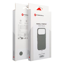 Заредете изображение във визуализатора на галерията – Case for iPhone 17 PRO Forcell F-Protect Frame Premium compatible with Magsafe gray
