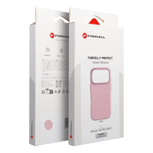 Заредете изображение във визуализатора на галерията – Case for iPhone 16 PRO MAX Forcell F-Protect Frame Premium compatible with Magsafe pink

