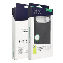 Заредете изображение във визуализатора на галерията – ROAR case RAINBOW BUMPER compatible with MagSafe for IPHONE 15 Pro black
