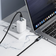 Заредете изображение във визуализатора на галерията – Data Cable with digital display USB A to USB C Hoco PD 6A 240W 1,2 m U148 black
