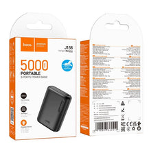 Заредете изображение във визуализатора на галерията – Powerbank Hoco 5000 mAh 2A J158 black
