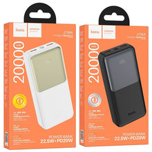 Заредете изображение във визуализатора на галерията – Powerbank Hoco 20000 mAh QC PD 2A 22,5W J136A black
