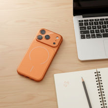 Заредете изображение във визуализатора на галерията – Гръб MAKE 17 (визия iPhone 17) съвместим с MagSafe за IPHONE 16 Pro cosmic оранжев
