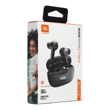 Заредете изображение във визуализатора на галерията – JBL Wave Beam wireless in-ear headphones Bluetooth 5.2 IP54 IPX2 - black
