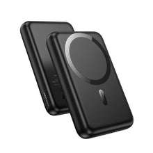 Заредете изображение във визуализатора на галерията – Powerbank compatible with MagSafe Hoco 10000 mAh QC PD 2A 20W J141 black

