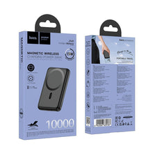 Заредете изображение във визуализатора на галерията – Powerbank compatible with MagSafe Hoco 10000 mAh QC PD 2A 20W J141 black
