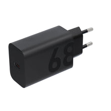 Заредете изображение във визуализатора на галерията – MOTOROLA original charger Type C 68W MC682N black bulk
