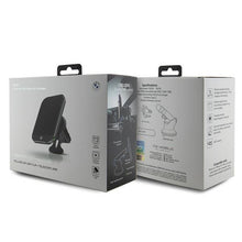 Заредете изображение във визуализатора на галерията – Original holder BMW with induction charging to windshield/ for ventilation grille15W MagSafe Signature Edition BMMWCCDTPK black
