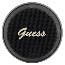 Заредете изображение във визуализатора на галерията – Guess Magnetic Script Metal Bluetooth speaker - black
