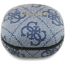 Заредете изображение във визуализатора на галерията – Wireless earphones TWS ENC Guess 4G Classic Metal Logo blue
