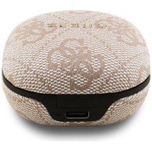 Заредете изображение във визуализатора на галерията – Wireless earphones TWS ENC Guess 4G Classic Metal Logo pink
