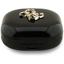 Заредете изображение във визуализатора на галерията – Wireless earphones TWS Guess 4G Metal Logo black
