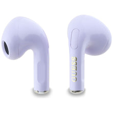 Заредете изображение във визуализатора на галерията – Wireless earphones TWS Guess Effect Printed Classic Logo &amp; Charm lavender
