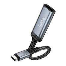 Заредете изображение във визуализатора на галерията – Cable USB C to HDTV conversion cable Hoco 4K 30Hz 0,2 m UA43A metal gray
