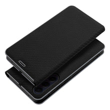 Заредете изображение във визуализатора на галерията – Калъф тип книга LUNA Carbon за SAMSUNG A37 5G черен
