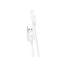 Заредете изображение във визуализатора на галерията – Кабел Hoco USB A to Lightning 2,1A X1 2 m бял
