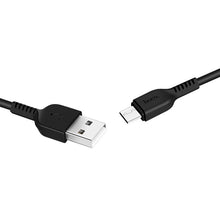 Заредете изображение във визуализатора на галерията – Кабел Hoco USB A to Type C 2,4A X20 3 m черен
