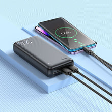 Заредете изображение във визуализатора на галерията – HOCO powerbank 20000 mAh 2A J123A black
