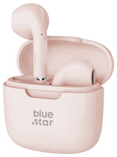 Заредете изображение във визуализатора на галерията – BLUE STAR wireless earphones bluetooth TWS FI7 powder pink
