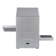 Заредете изображение във визуализатора на галерията – Wireless charger Forcell F-Energy 3in1 Rotation Cube Qi2 compatible with MagSafe (F-06) silver
