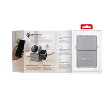 Заредете изображение във визуализатора на галерията – Wireless charger Forcell F-Energy 3in1 Rotation Cube Qi2 compatible with MagSafe (F-06) silver
