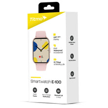 Заредете изображение във визуализатора на галерията – Smartwach TITMO E-100 (TFT, bluetooth call) pink
