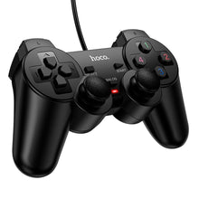 Заредете изображение във визуализатора на галерията – Wire gamepad Hoco for PC Fast Link GA3 black
