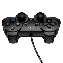 Заредете изображение във визуализатора на галерията – Wire gamepad Hoco for PC Fast Link GA3 black
