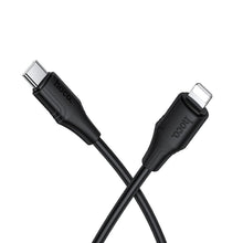 Заредете изображение във визуализатора на галерията – Silicone Cable USB A to Lightning Hoco 27W 1 m X124 black

