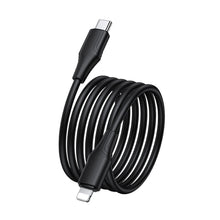 Заредете изображение във визуализатора на галерията – Silicone Cable USB A to Lightning Hoco 27W 1 m X124 black
