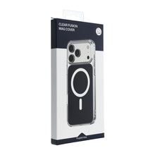 Заредете изображение във визуализатора на галерията – CLEAR FUSION MAG COVER Case compatible with MagSafe for IPHONE 17 navy blue

