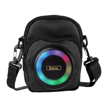 Заредете изображение във визуализатора на галерията – Speaker bluetooth 8W 3h shoulder bag shape 1,5L Hoco HC41 black
