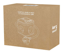 Заредете изображение във визуализатора на галерията – KERG 3-socket power cube + USB-A+USB-C charger 1.5m 3×1.5mm2 H05VV-F 16A/250V~ Smart white
