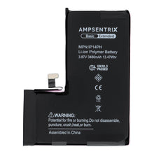 Заредете изображение във визуализатора на галерията – AmpSentrix Basic battery for iPhone 14 Pro (high capacity)
