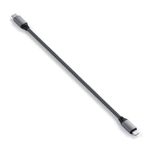 Заредете изображение във визуализатора на галерията – Cable USB C to Lightning Satechi 0,25 m ST-TCL10M space gray
