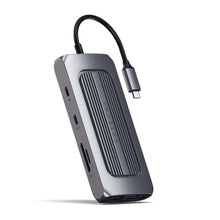 Заредете изображение във визуализатора на галерията – Adapter HUB 8in1 USB C Satechi ST-UCMXAM space gray
