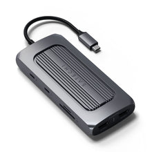 Заредете изображение във визуализатора на галерията – Adapter HUB 8in1 USB C Satechi ST-UCMXAM space gray

