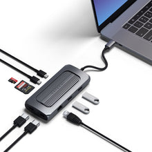 Заредете изображение във визуализатора на галерията – Adapter HUB 8in1 USB C Satechi ST-UCMXAM space gray
