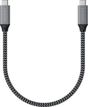 Заредете изображение във визуализатора на галерията – Cable USB C to USB C Satechi 100W 0,25 m ST-U4C25M space gray
